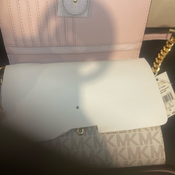 Michael Kors Cream and Pink Women's Bag - Picture 5 of 17